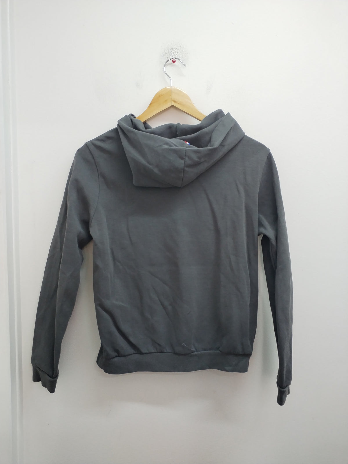 Sweat à capuche Le Coq Sportif gris Taille 14 Ans