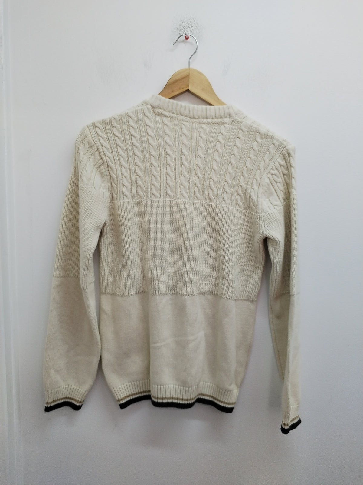 Pull en mailles Orchestra beige Taille 12 Ans