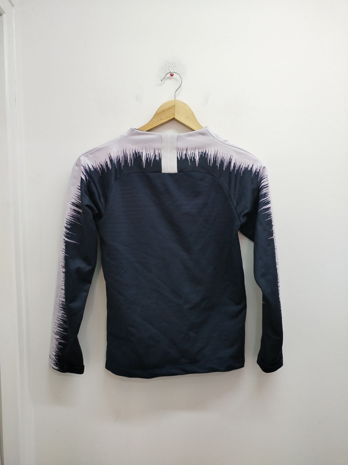 Sweat Sport marine et gris avec impression Taille 12 Ans