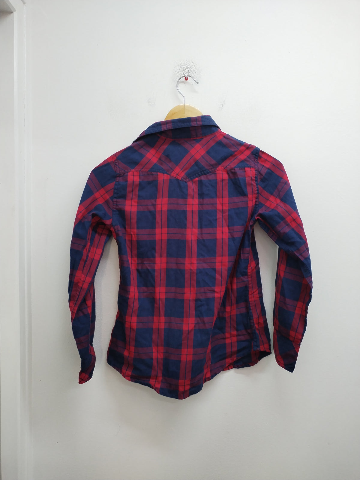Chemise Complices rouge et marine à carreaux Taille 10 Ans