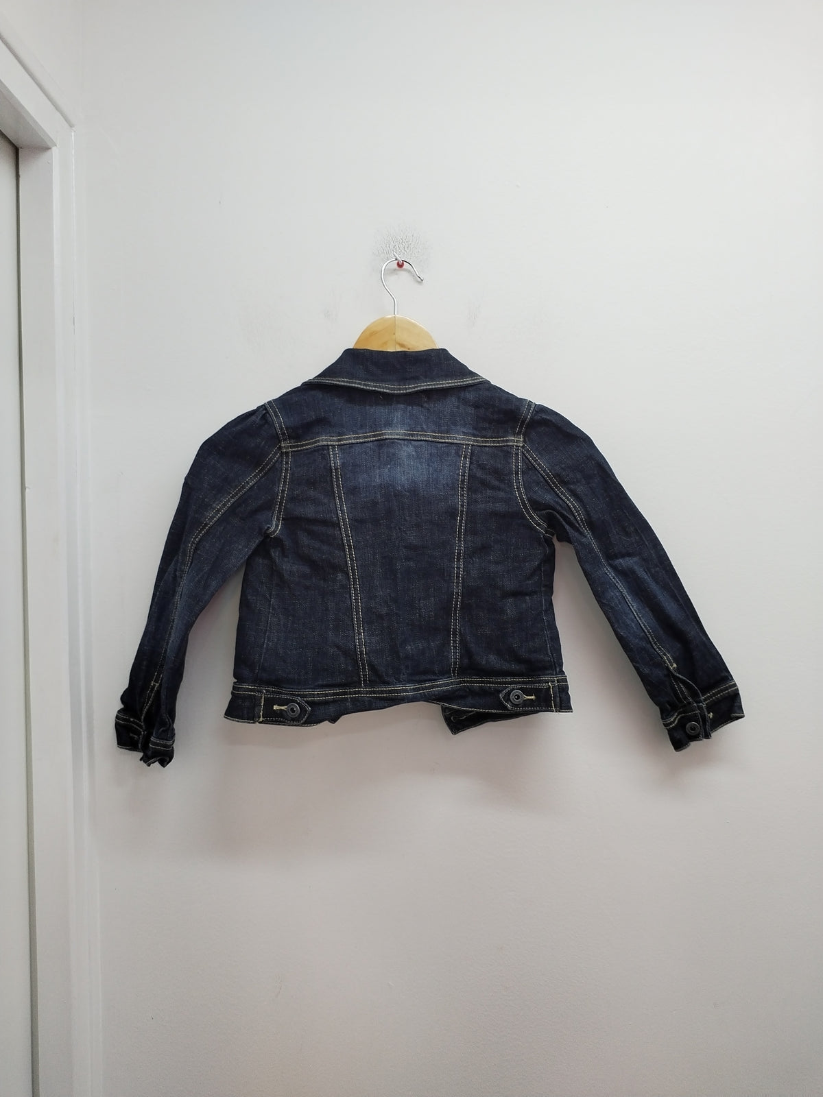 Veste en jeans Vynil Fraise bleue foncée Taille 6 Ans