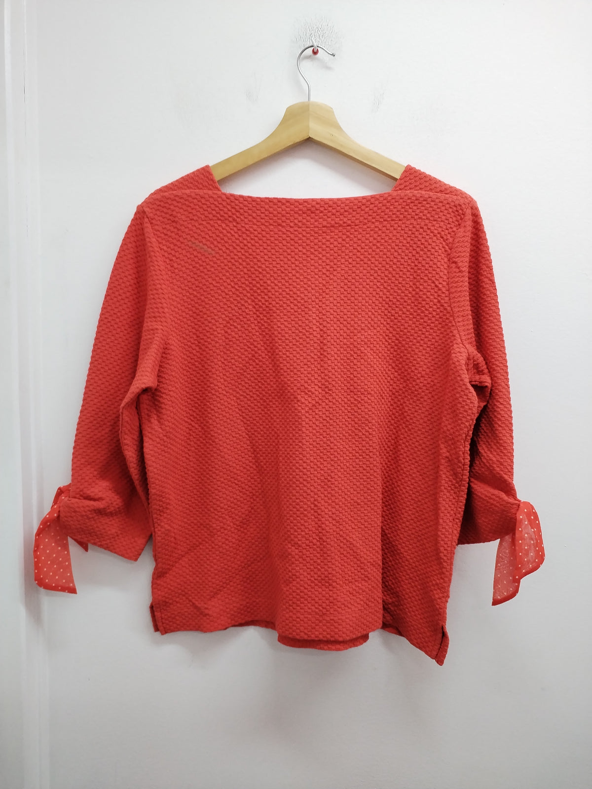 Pull manches 3/4 Bianca corail Taille 44