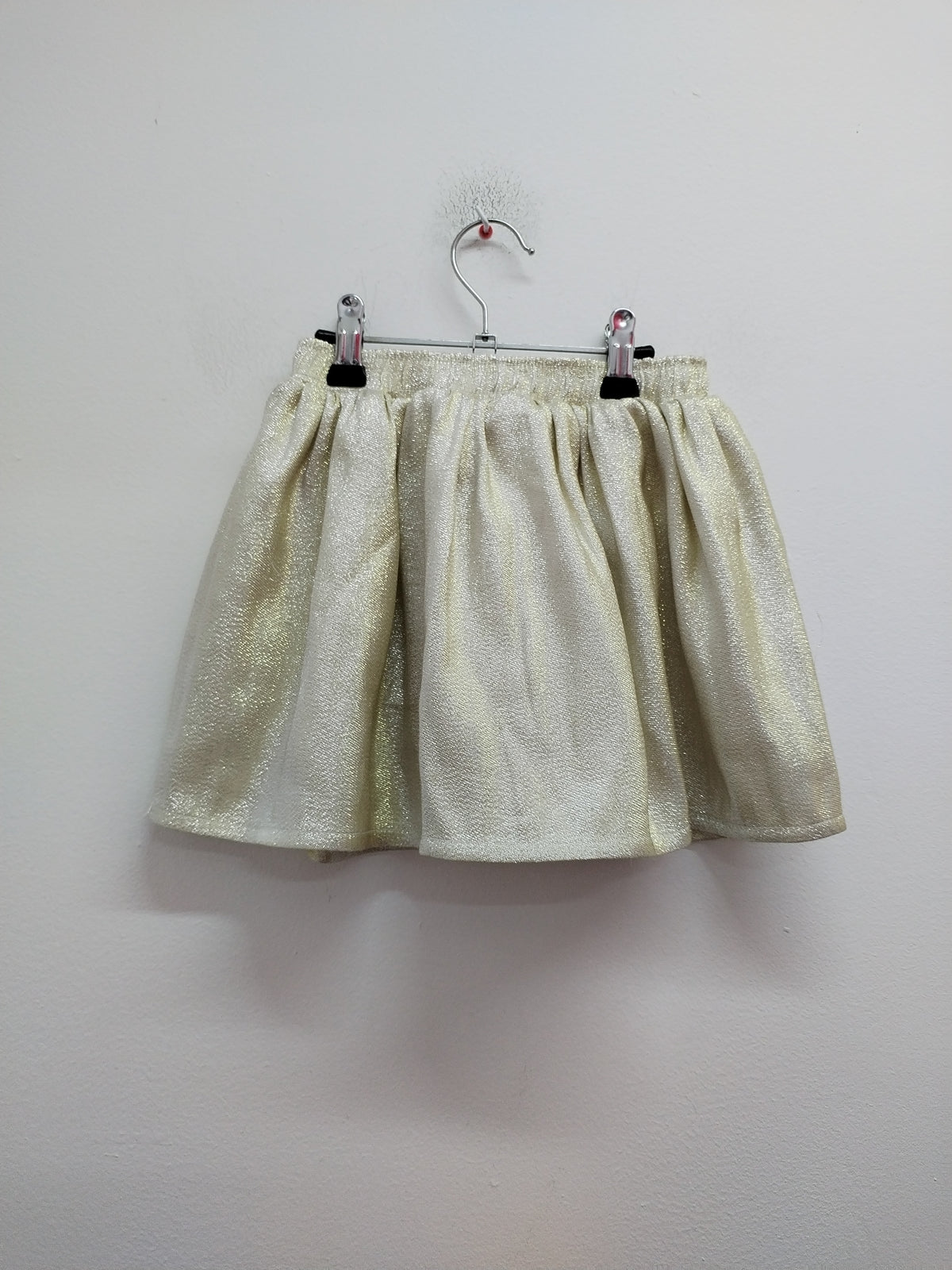 Jupe Zeeman dorée à paillettes Taille 5/6 Ans