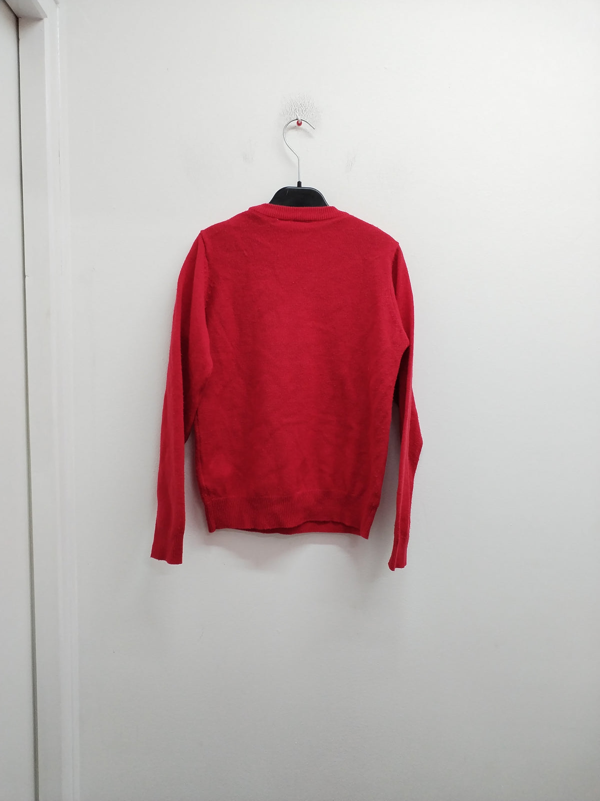 Pull de Noël Pepperts! rouge à motifs Taille 8/10 Ans