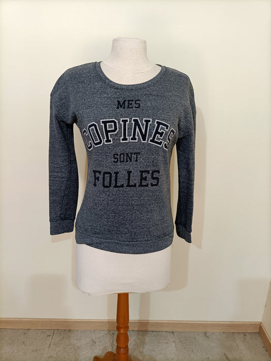 Sweat Undiz gris chiné Taille S