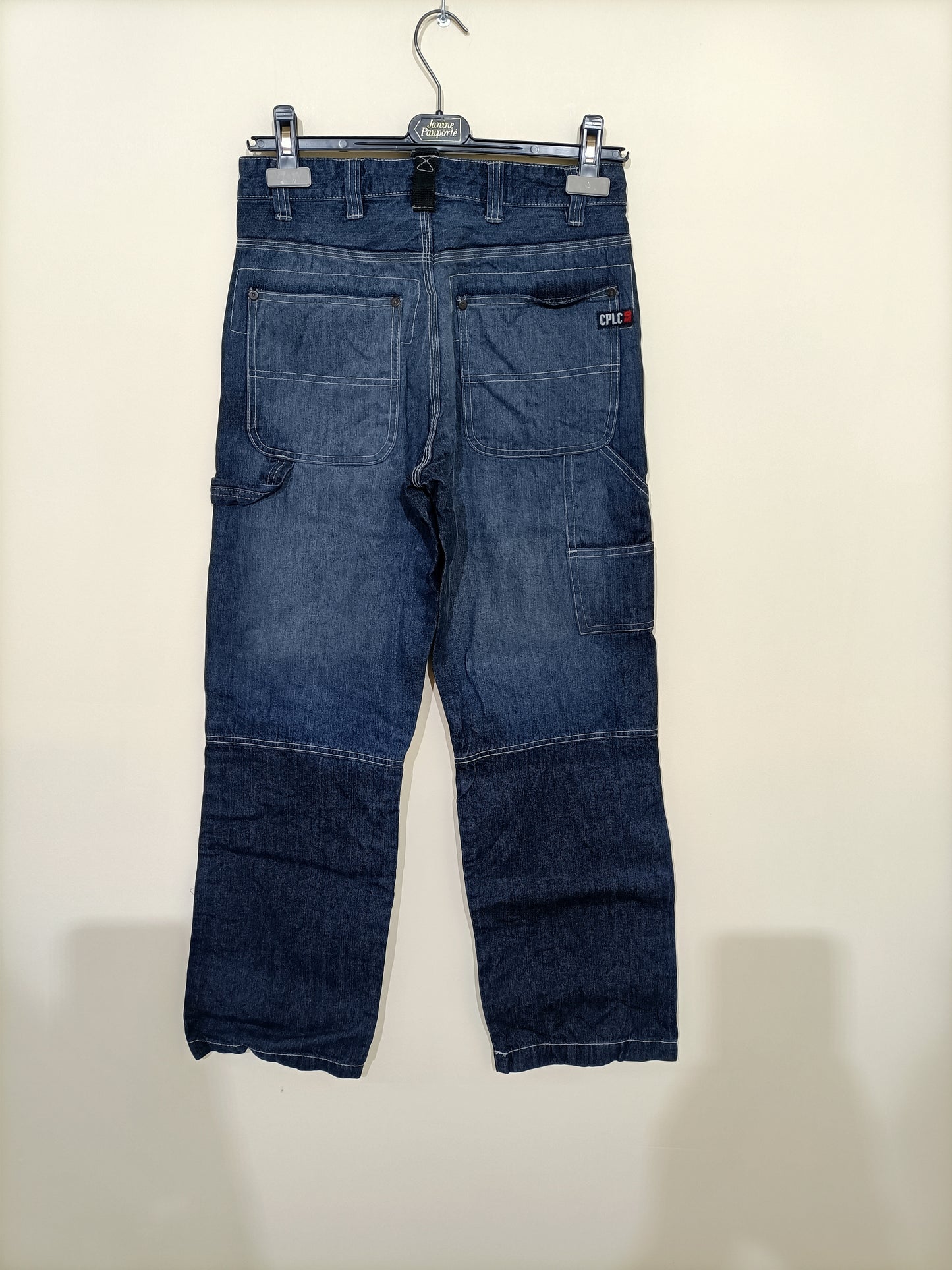 Jeans Complices baggy fit bleu délavé avec impression Taille 34-36