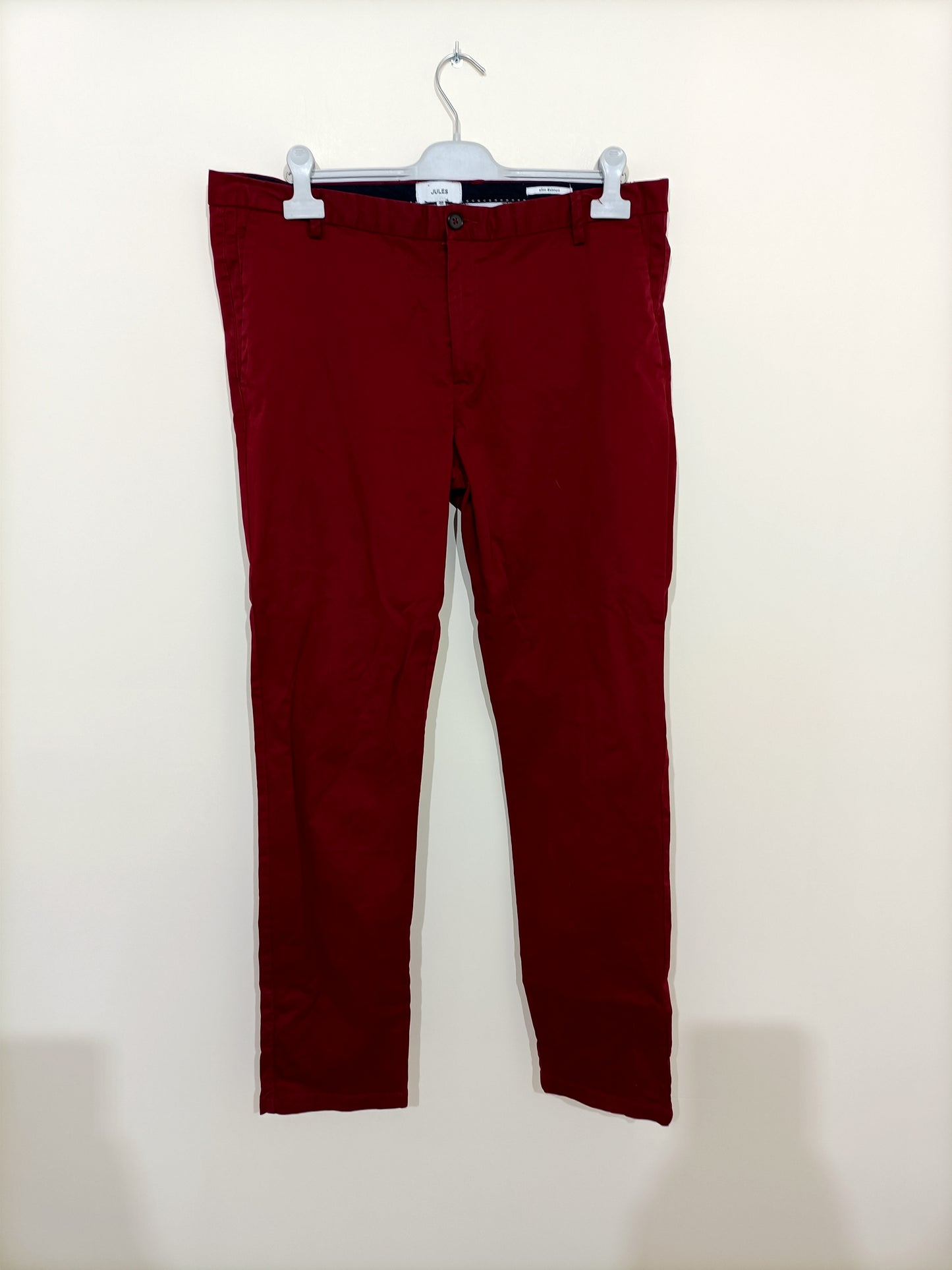 Pantalon Jules bordeaux Slim Taille 48