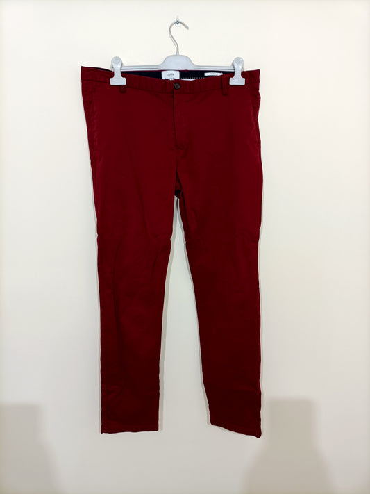 Pantalon Jules bordeaux Slim Taille 48