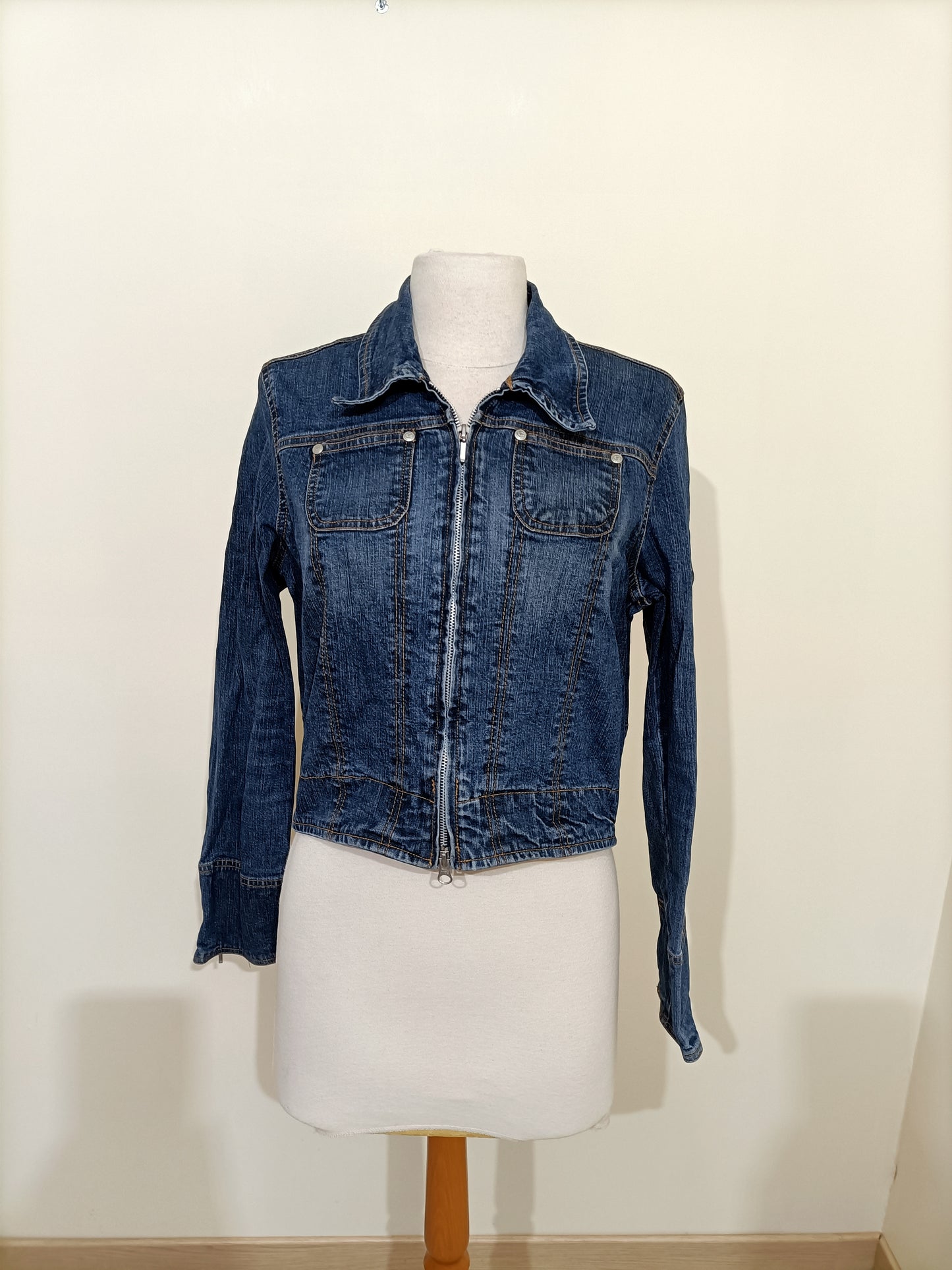 Veste en jeans Spot bleue Taille L