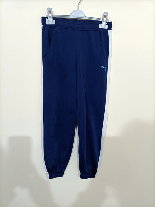 Jogging Puma bleu marine et blanc Taille 10 Ans