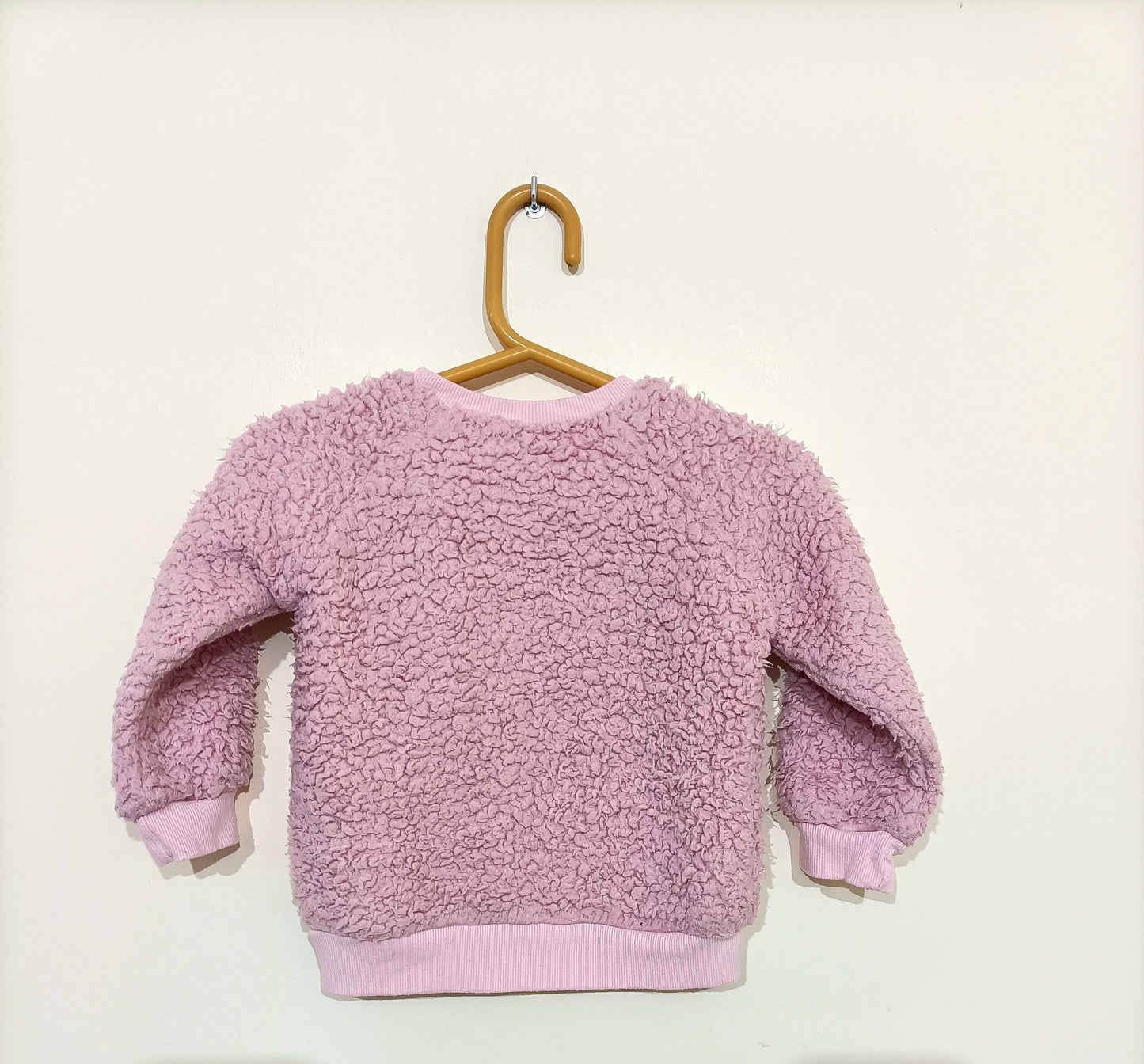 Pull Tissaia épais rose motif chat Taille 2 Ans