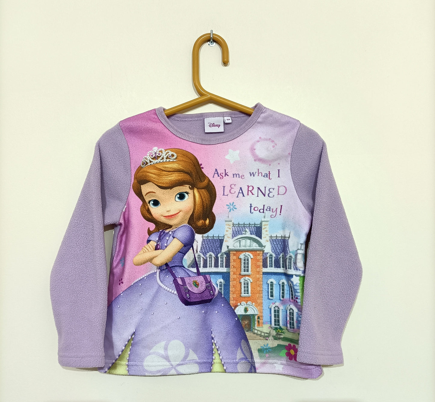 Pull polaire Disney avec dessin Princesse Taille 5 Ans