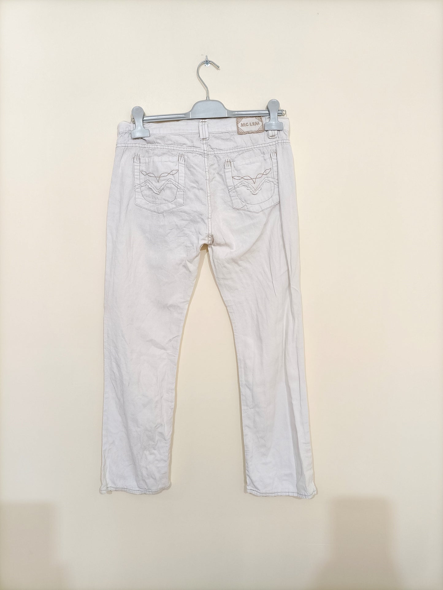 Pantalon fin Mc Lem blanc cassé Taille 42