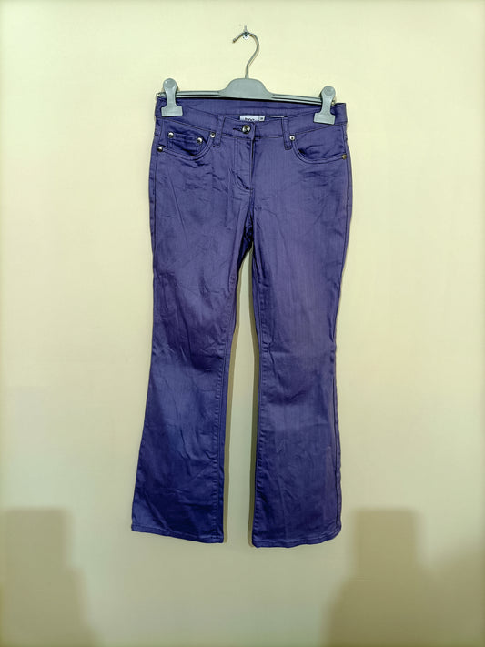 Jeans Bon Prix lilas pattes d'eph Taille 34