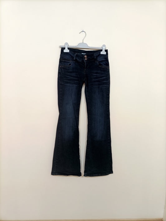 Jeans Promod bleu foncé pattes d'éph Taille 36