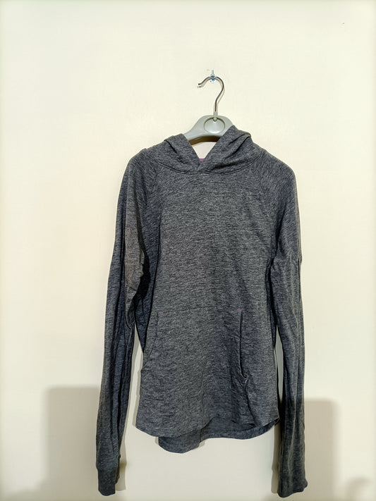 Sweat The Best Win gris avec capuche Taille 12-14 Ans