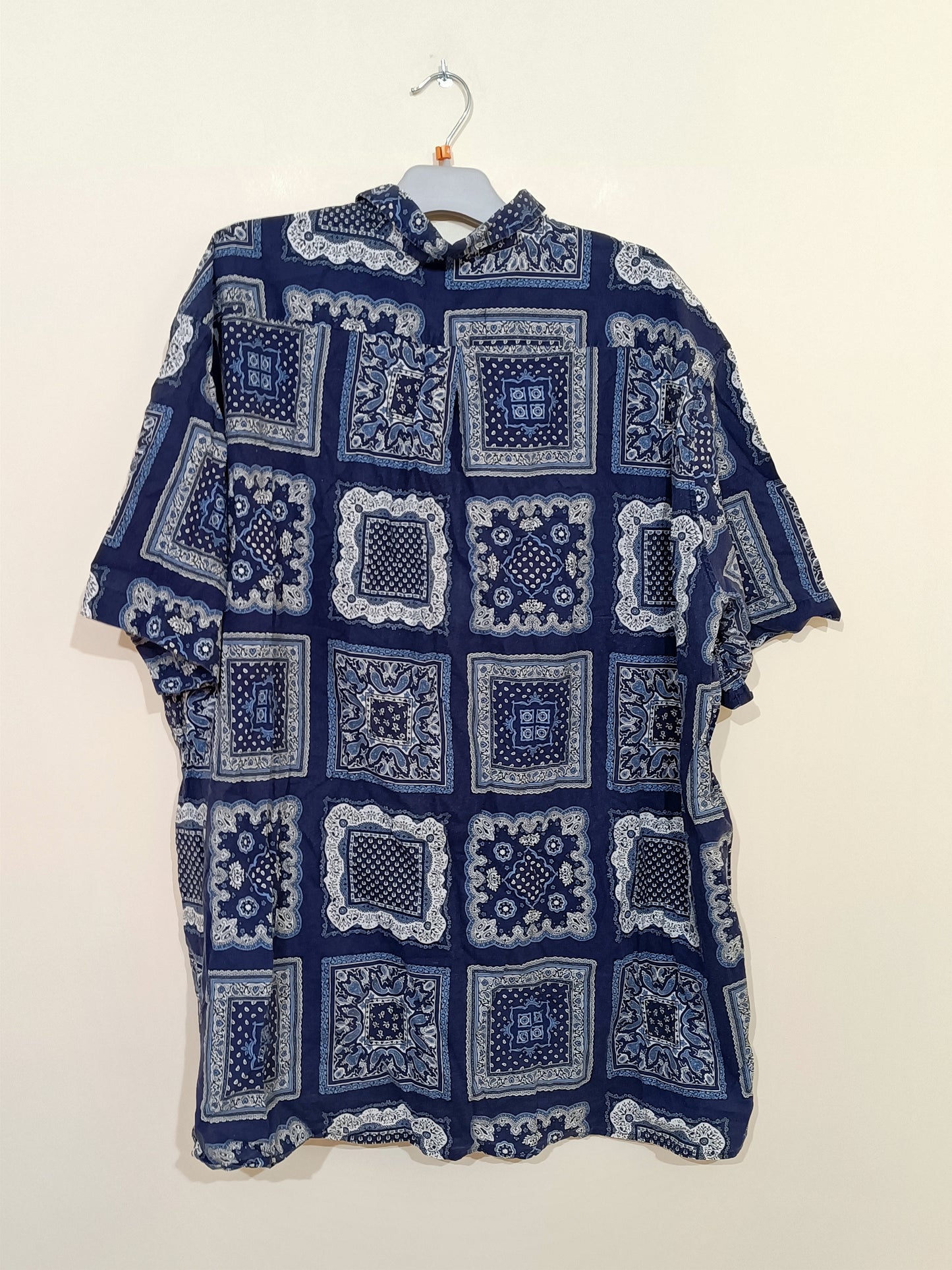 Chemise manches courtes Kimo vintage à motifs Taille XXXXL