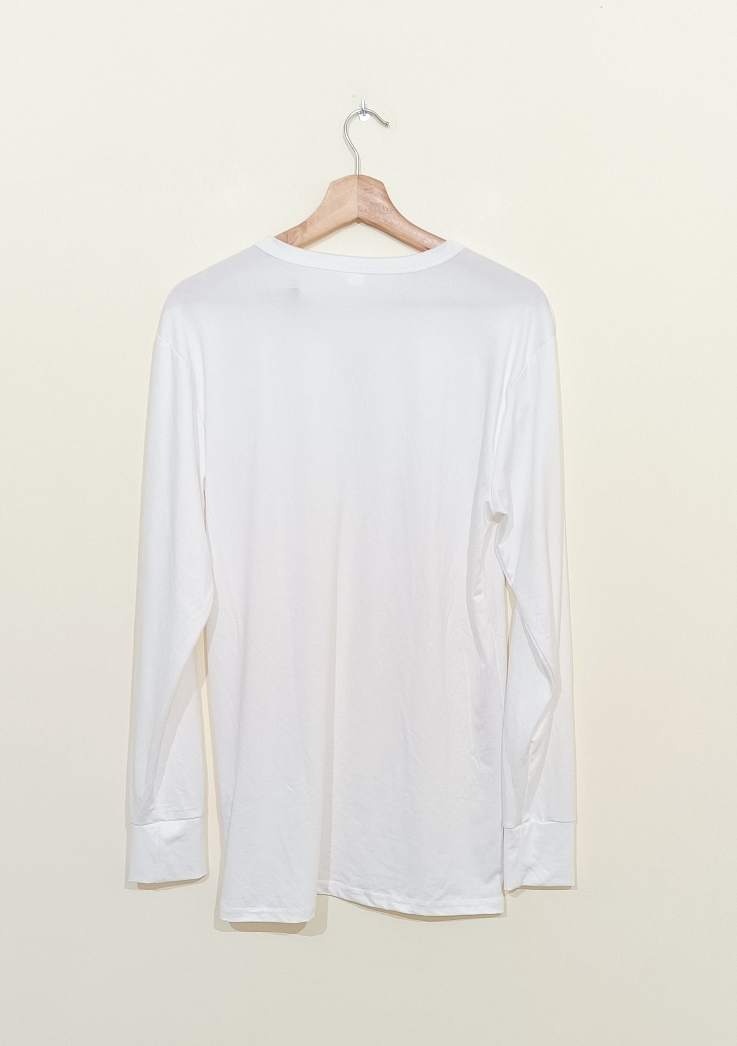 T-shirt manches longues blanc Taille L