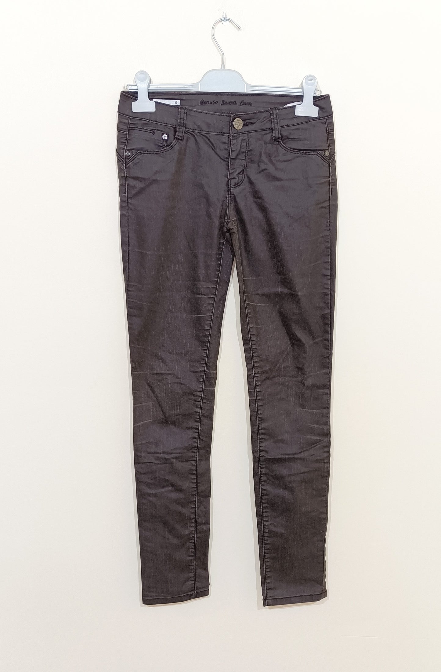 Jeans légèrement enduit Bonobo marron Taille 36