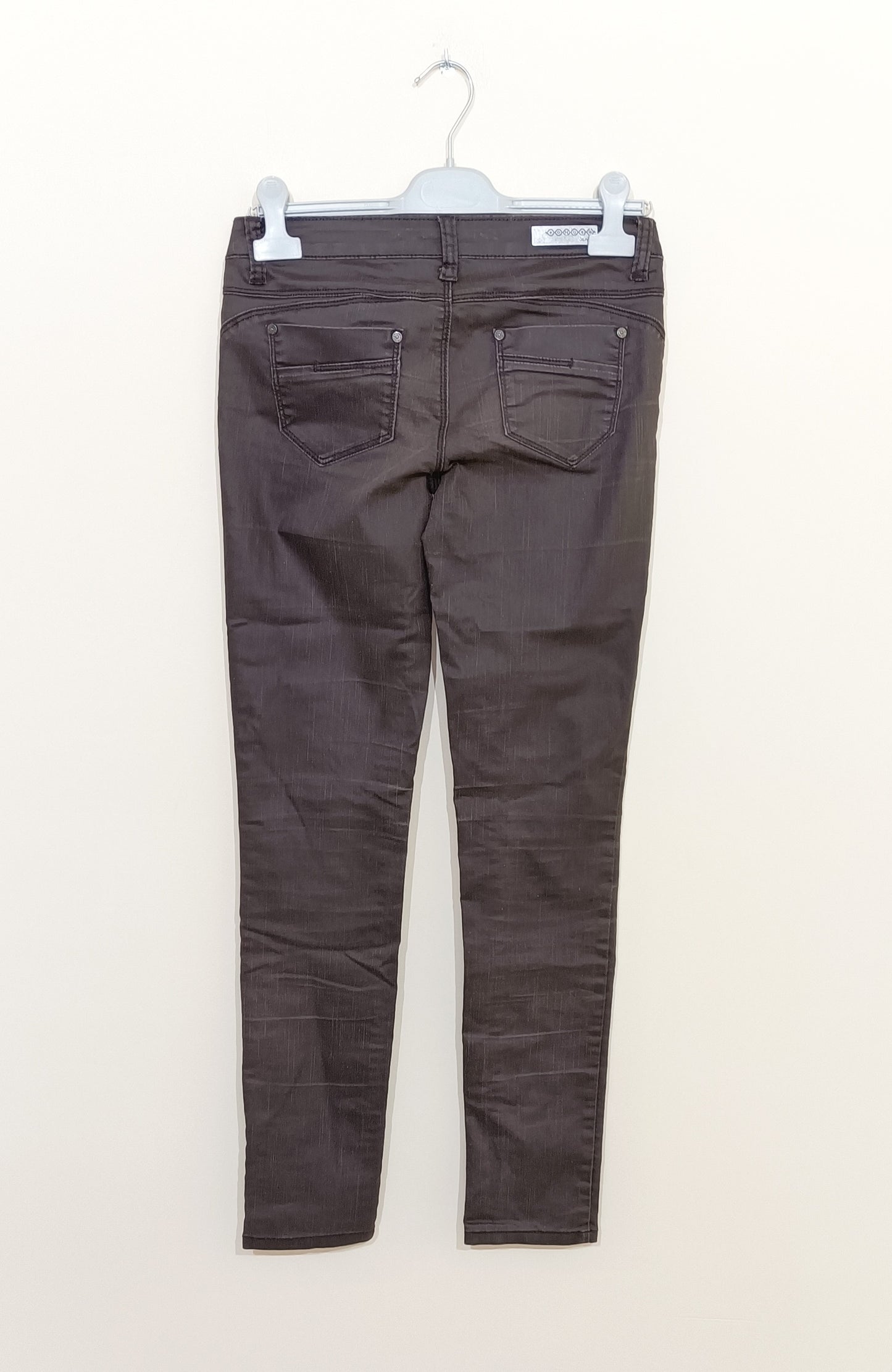 Jeans légèrement enduit Bonobo marron Taille 36