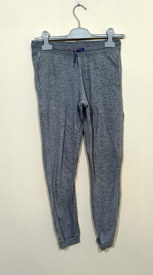 Jogging Pocopiano gris avec liseré bleu clair Taille 13 Ans