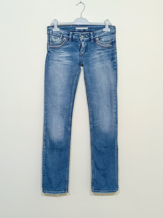 Jeans Kaporal bleu clair délavé Regular Taille 40 (Taille US 31)