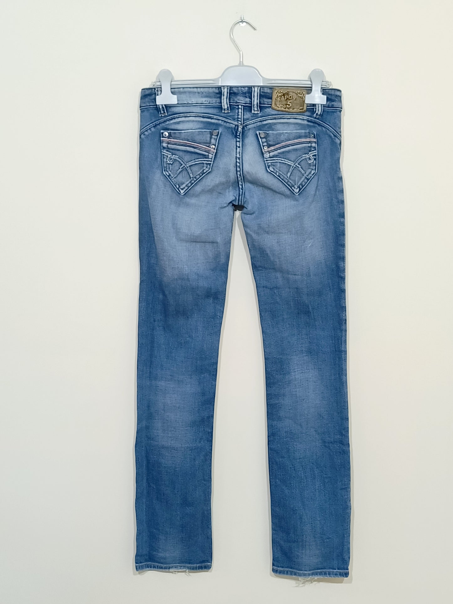 Jeans Kaporal bleu clair délavé Regular Taille 40 (Taille US 31)