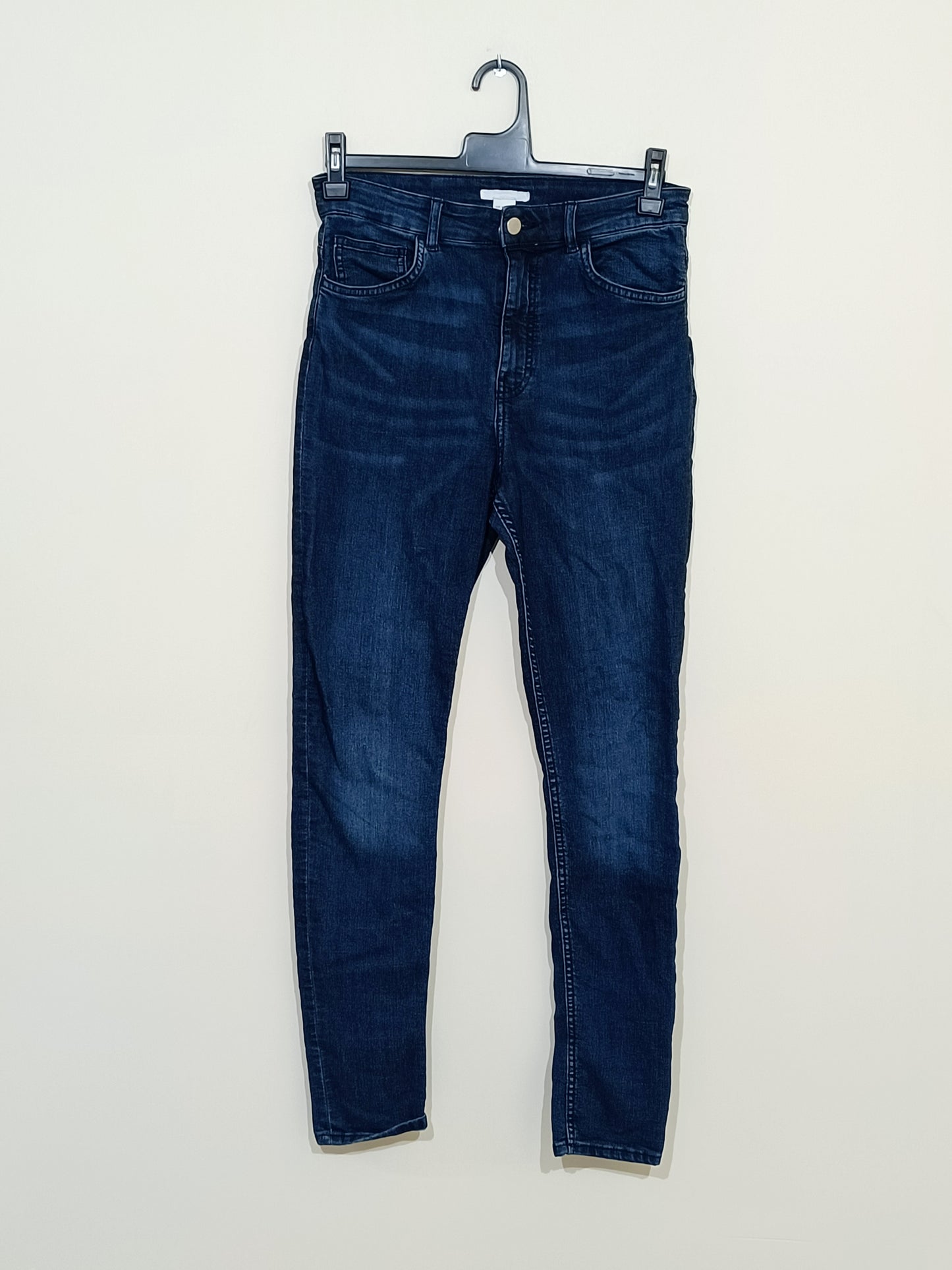 Jeans DKNY bleu délavé Slim Straight Taille M