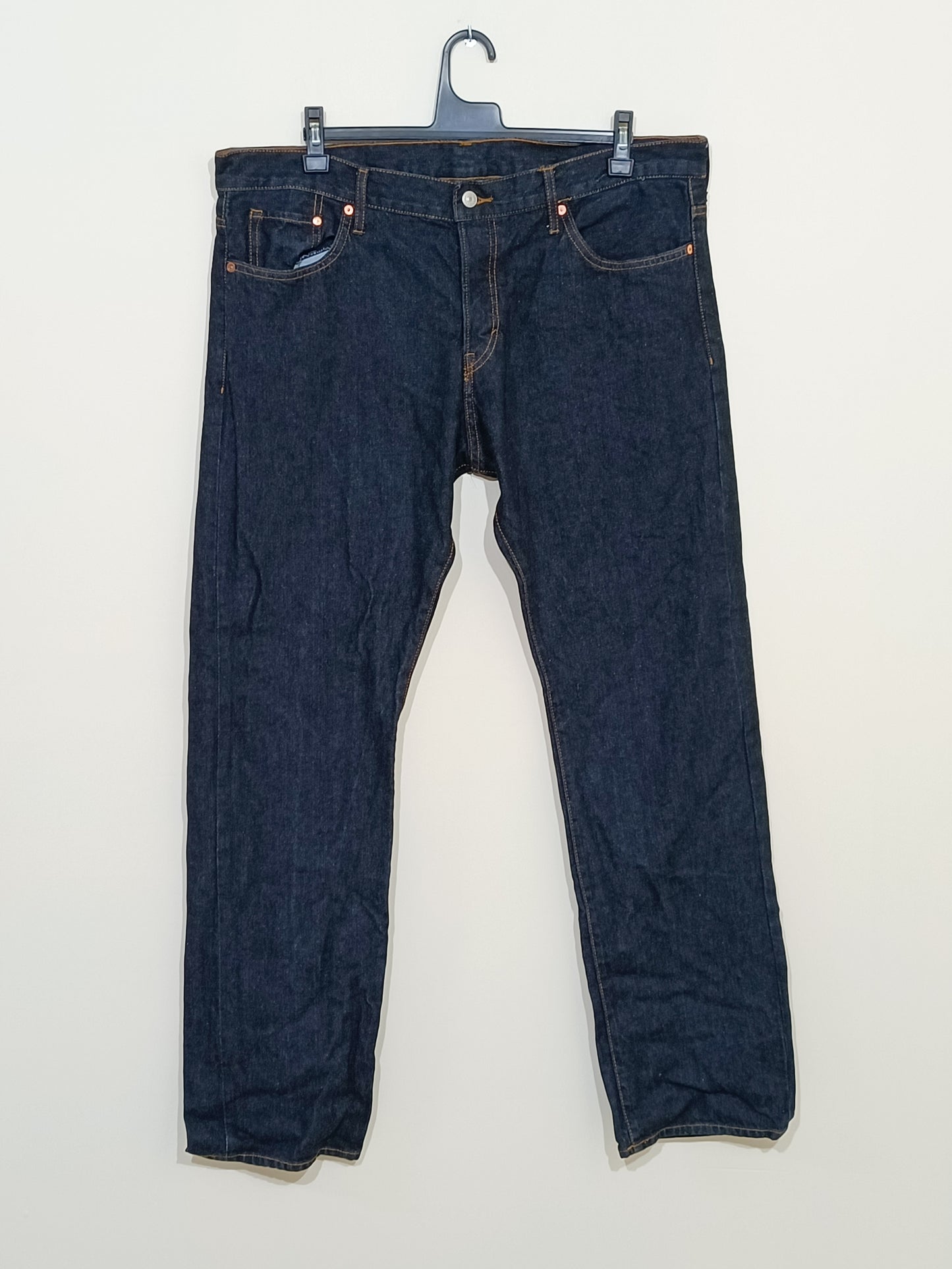 Jeans foncé H&M Straight regular Taille W38/L34 (50)