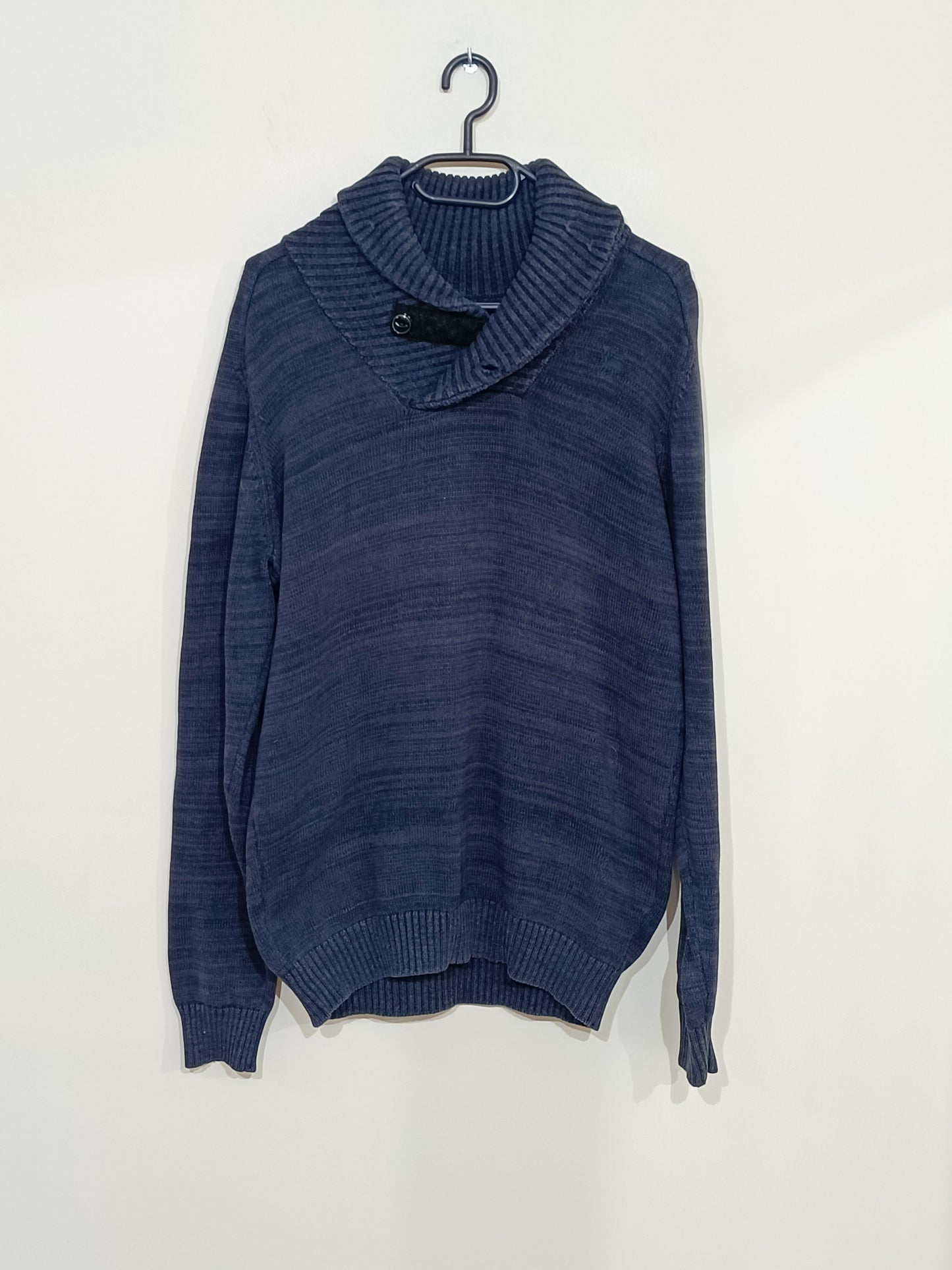 Pull G-Star Raw bleu marine avec col camionneur Taille M