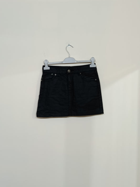 Mini jupe en jeans Onado noire Taille 38