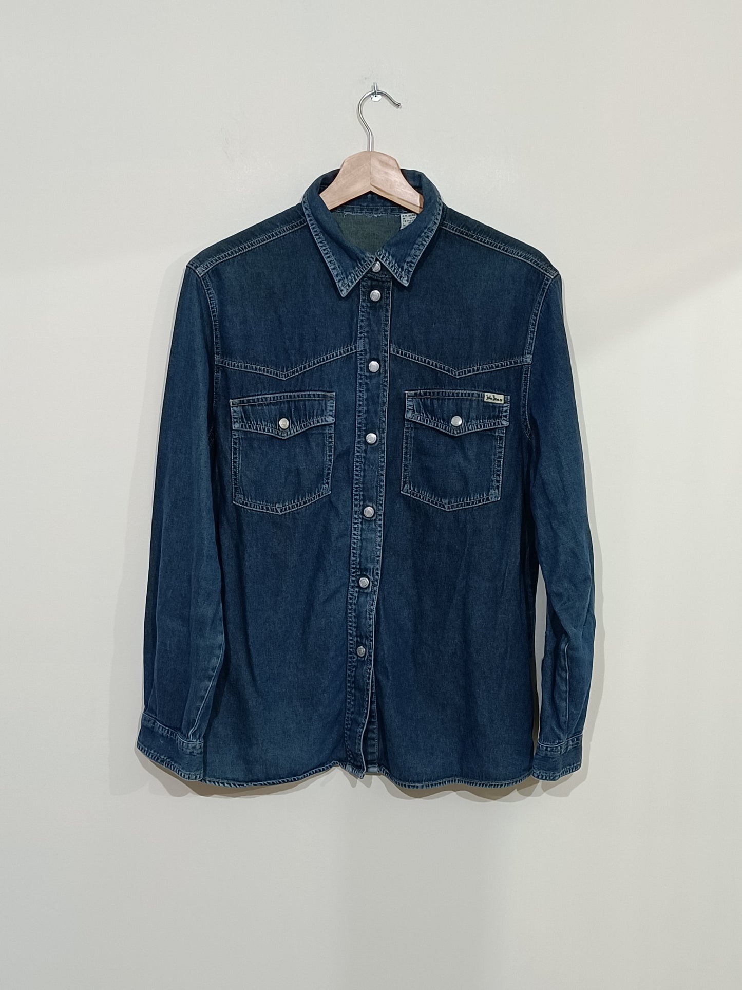 Chemise en jeans John Baner bleue Taille 42/44