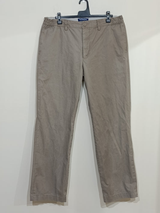 Pantalon Chino Taillisime beige coupe droite Taille 48