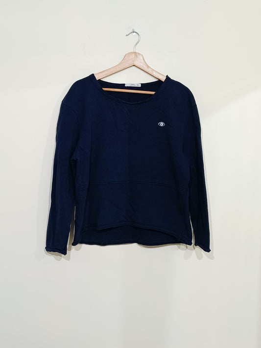 Sweat court Mango bleu marine Taille M