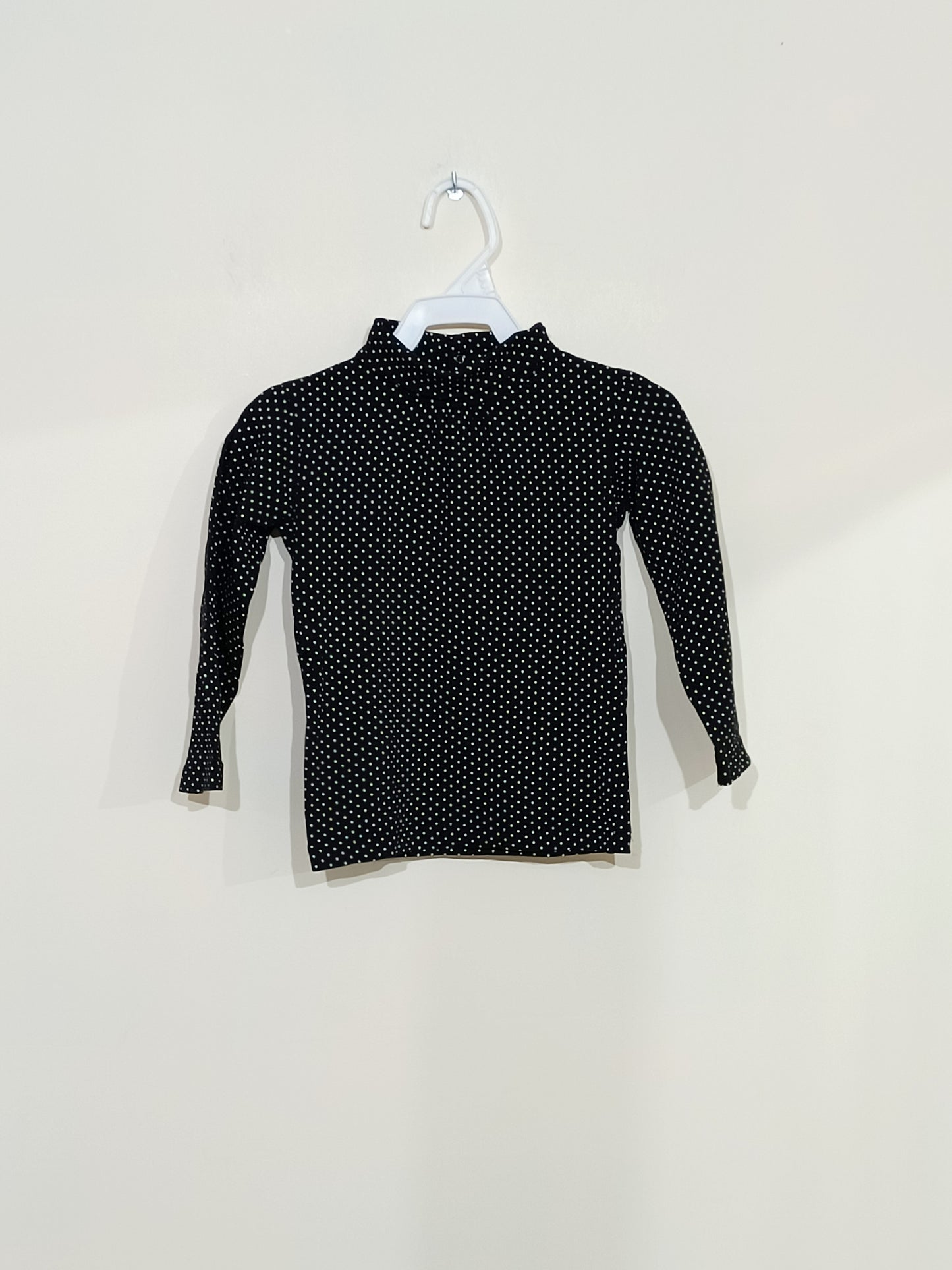 Sous pull Kid Kanaï noir à pois blancs Taille 4 ans