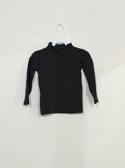 Sous pull Kid Kanaï noir à pois blancs Taille 4 ans