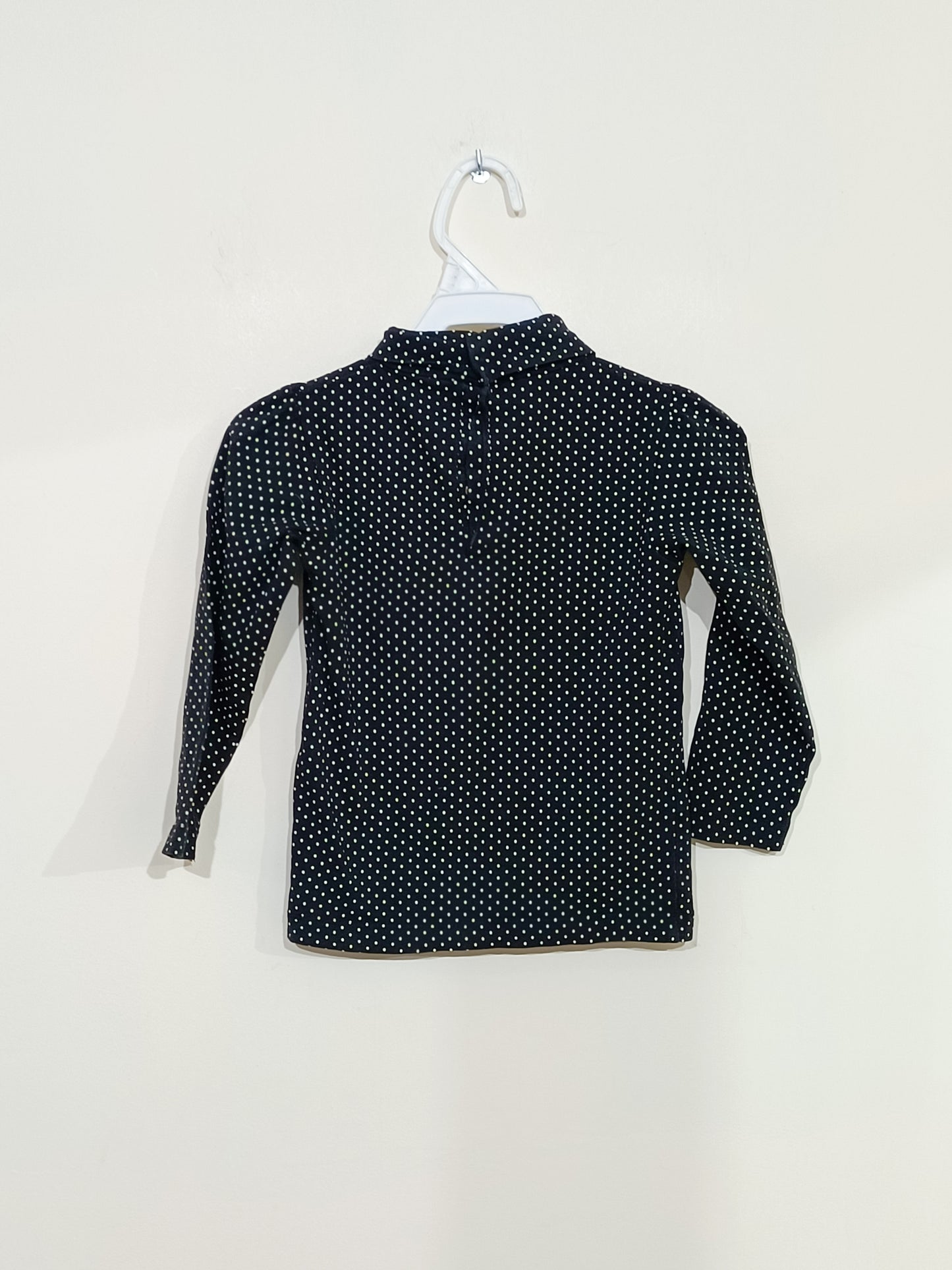 Sous pull Kid Kanaï noir à pois blancs Taille 4 ans