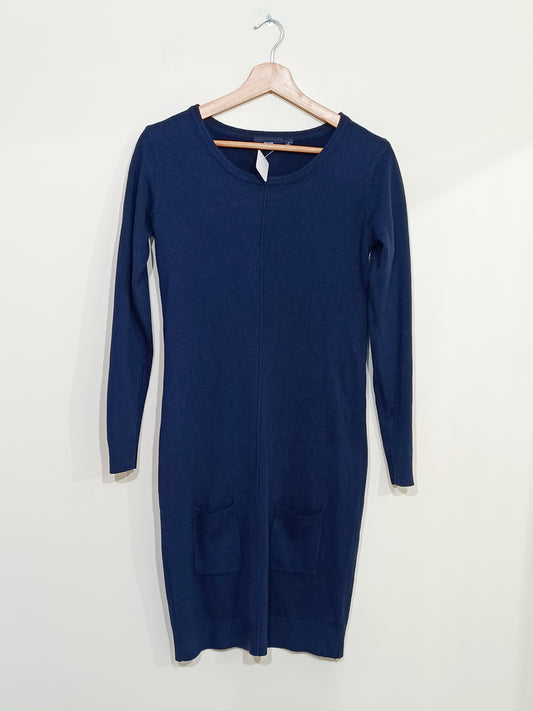 Robe pull manches longues Kiabi bleue Taille XS