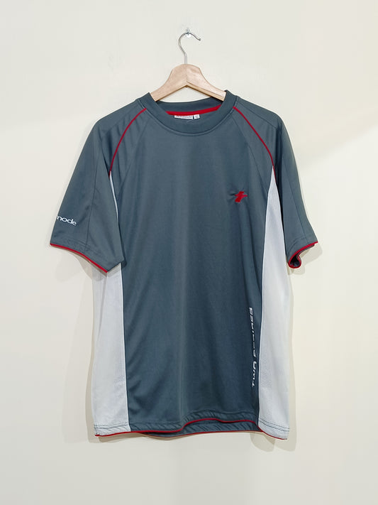 T-shirt Défimode gris et blanc Taille XL