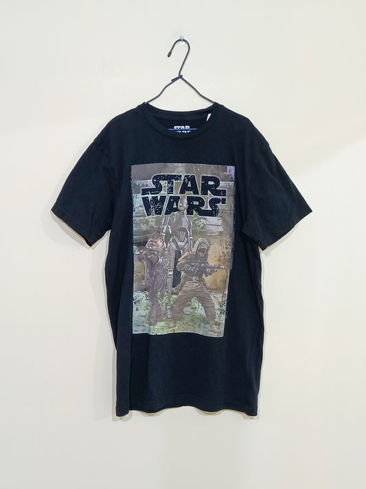 T-shirt Star Wars noir avec impression Taille XS