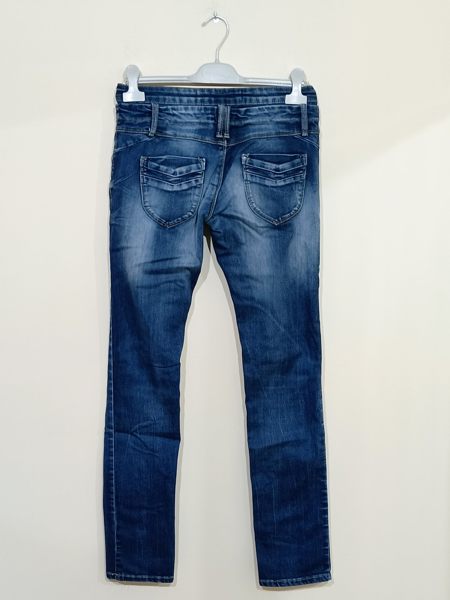 Jeans Azerty bleu foncé délavé Taille 36