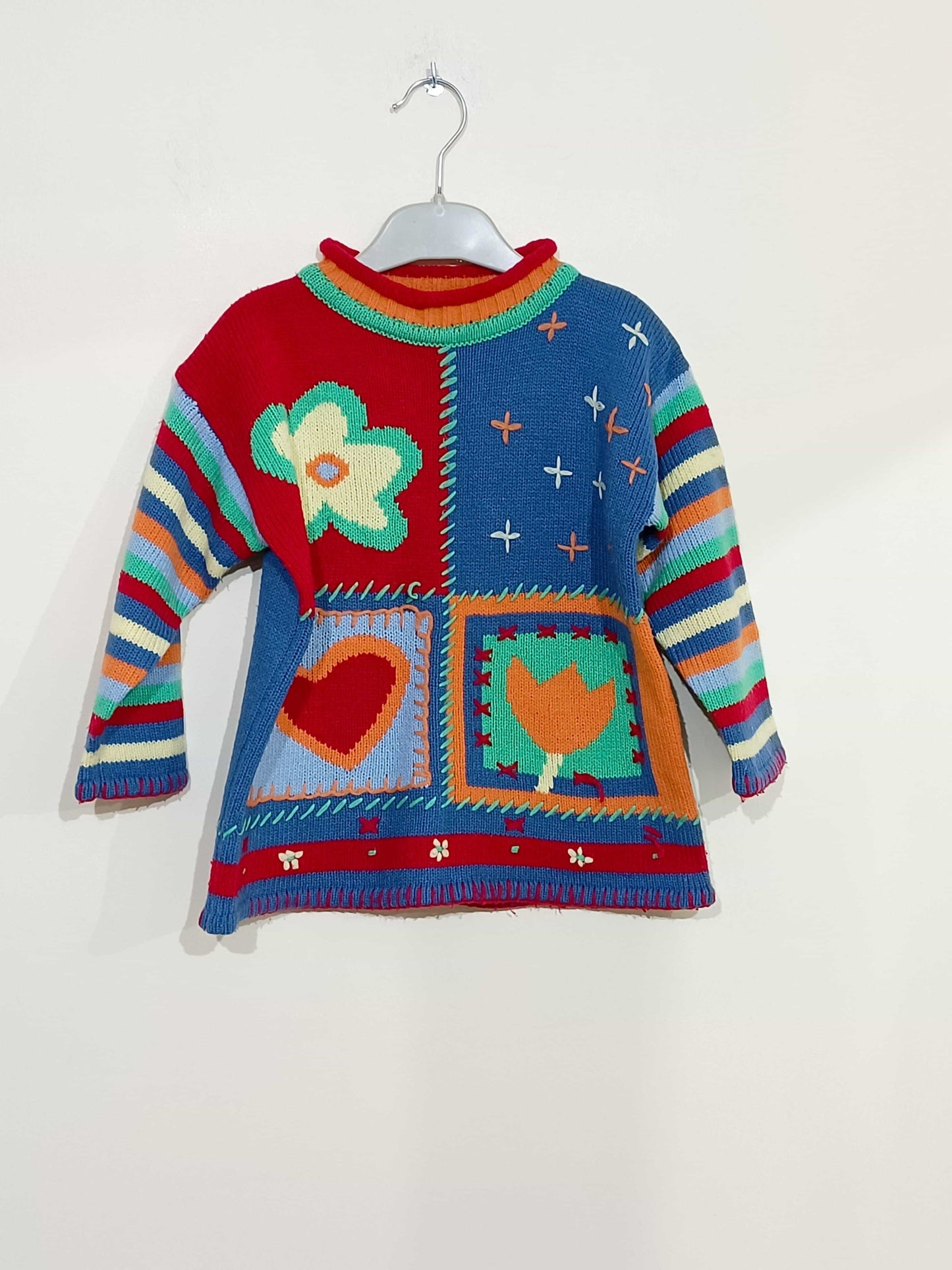 pull-kids-à-motifs-taille-4-ans-la-friperie-d'emilie-pulls-d'hiver-filles-taille-4-ans-0