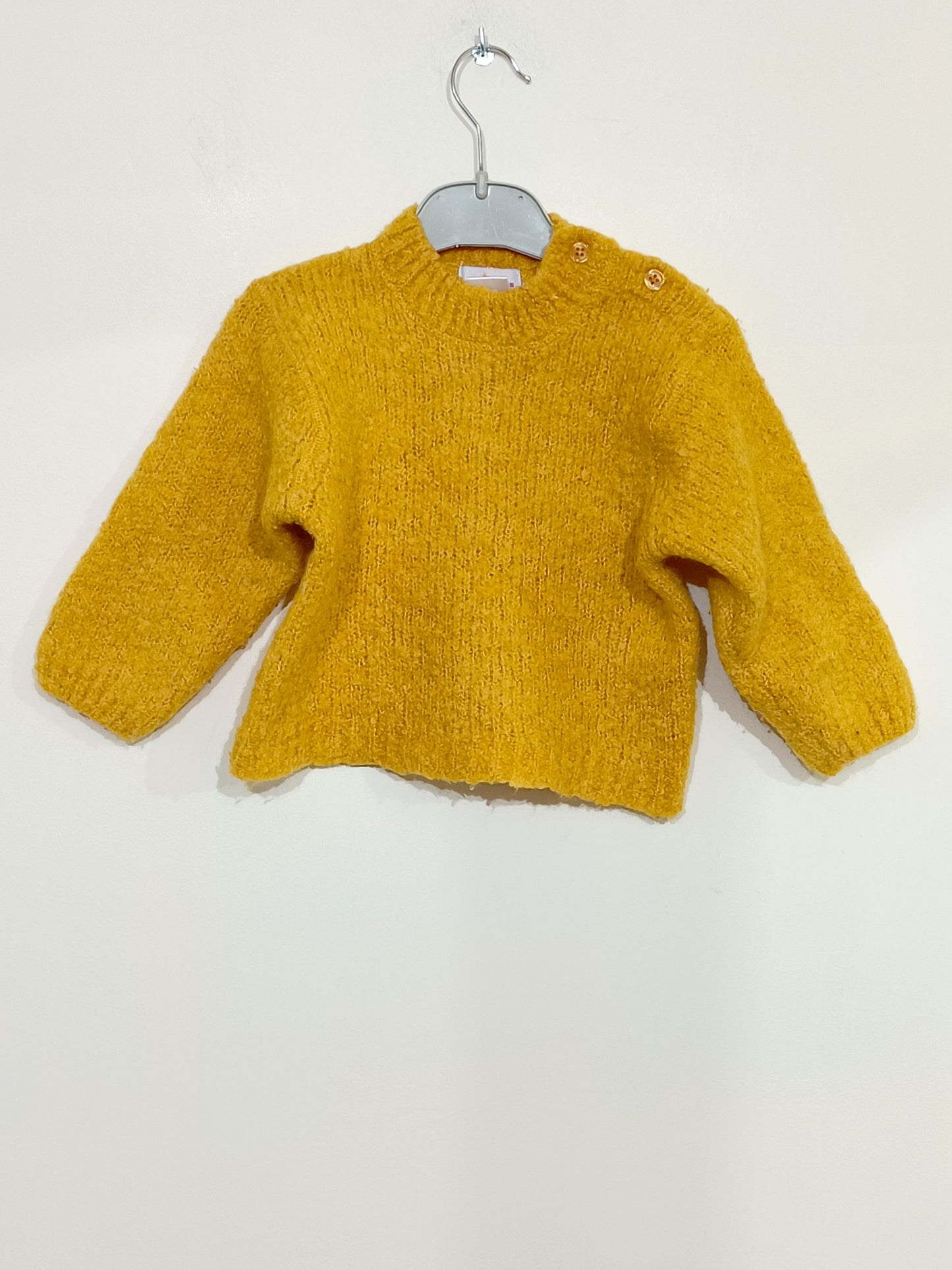 Pull Kids Minis jaune safran Taille 2 Ans