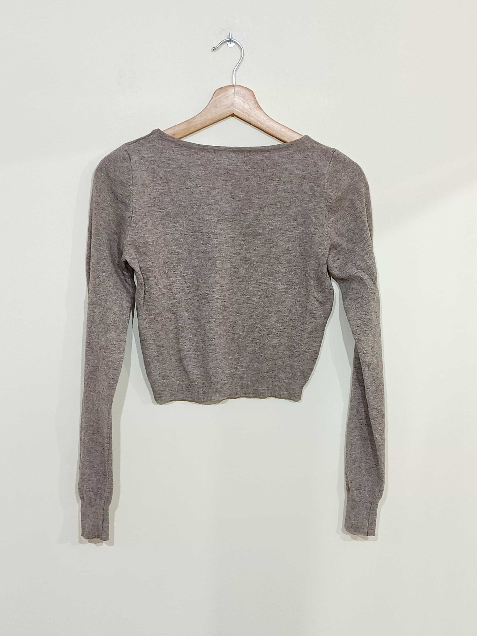 pull-court-m&s-marron-avec-impression-et-strass-taille-14-ans-la-friperie-d'emilie-pulls-fins-filles-taille-14-ans-1