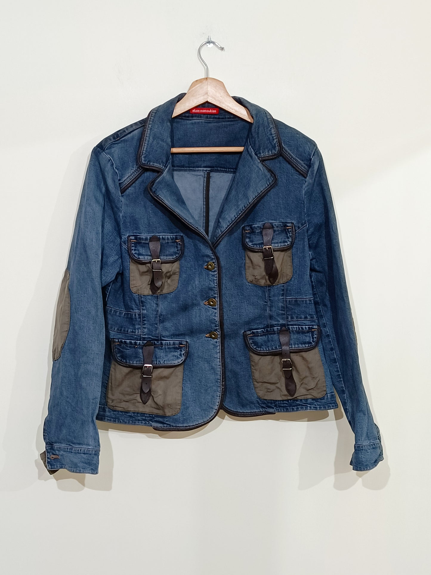 Veste en jeans Alain Manoukian bleue Taille L