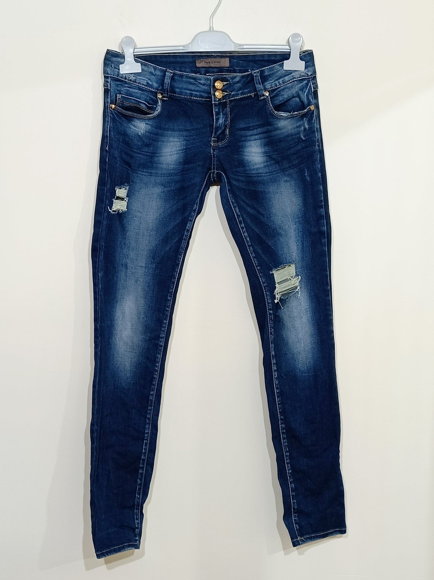 Jeans Miss Anna bleu délavé Taille 42