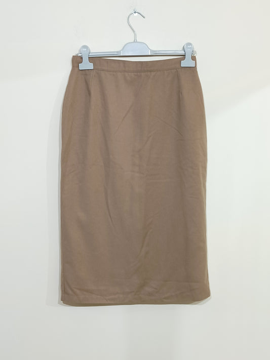 Jupe crayon beige foncé Taille 36