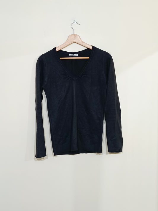 Pull Autre Ton noir col V Taille S