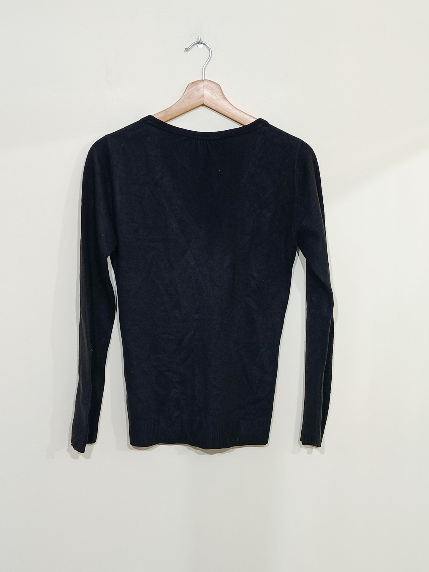 Pull Autre Ton noir col V Taille S