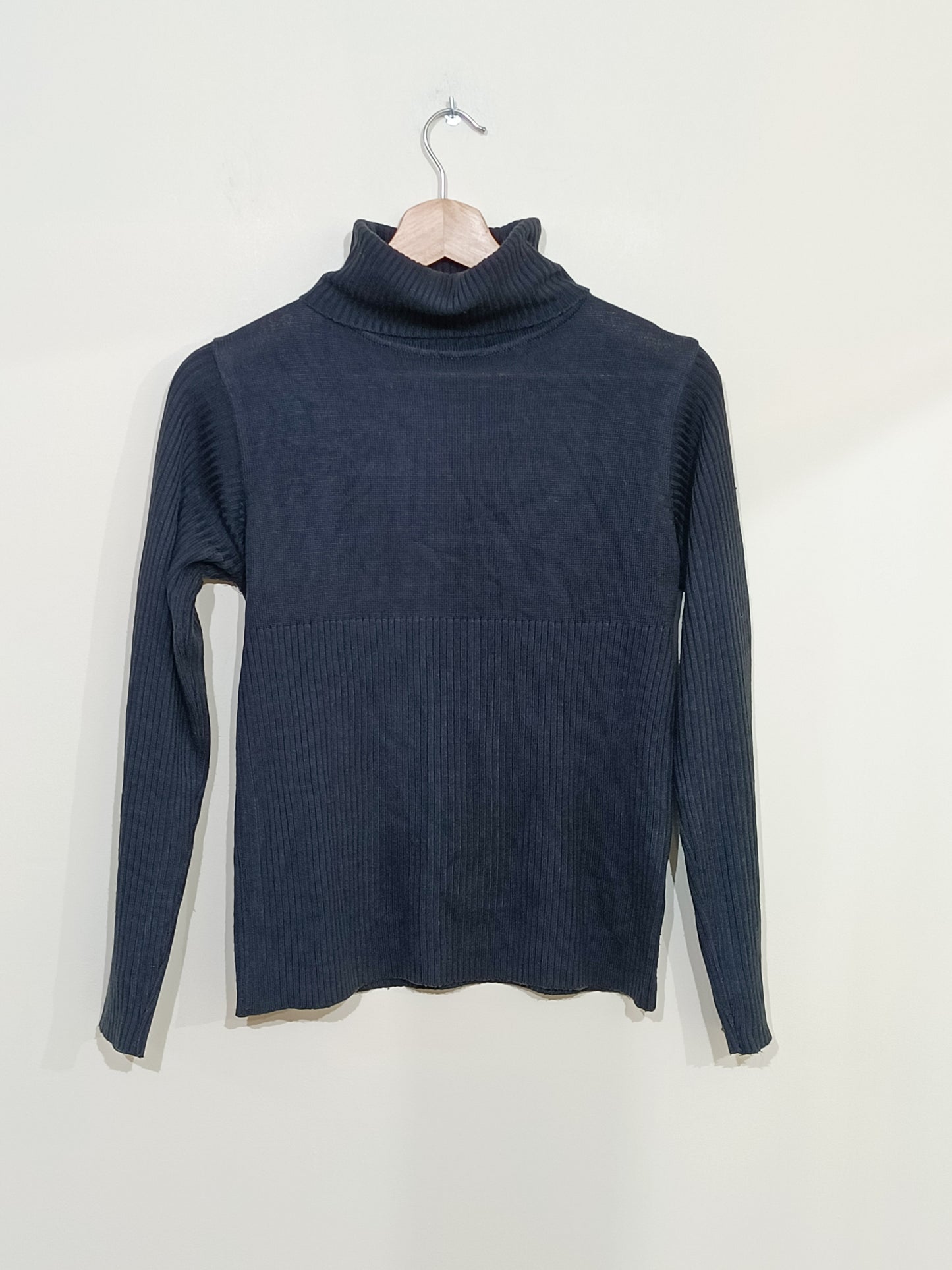 Pull col roulé Sami gris anthracite Taille S/M